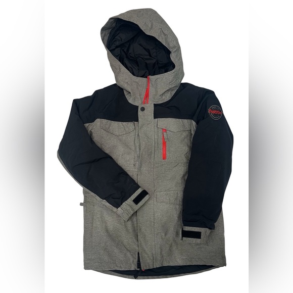 Burton Ski Snowboard Winter Boy Jacket Grey Size M - Picture 1 of 8